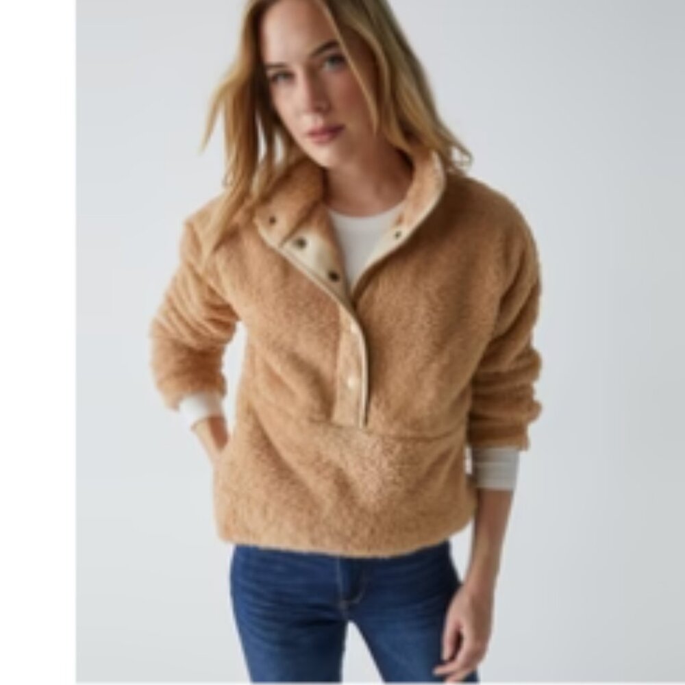 Michael stars Sherpa pullover - size small